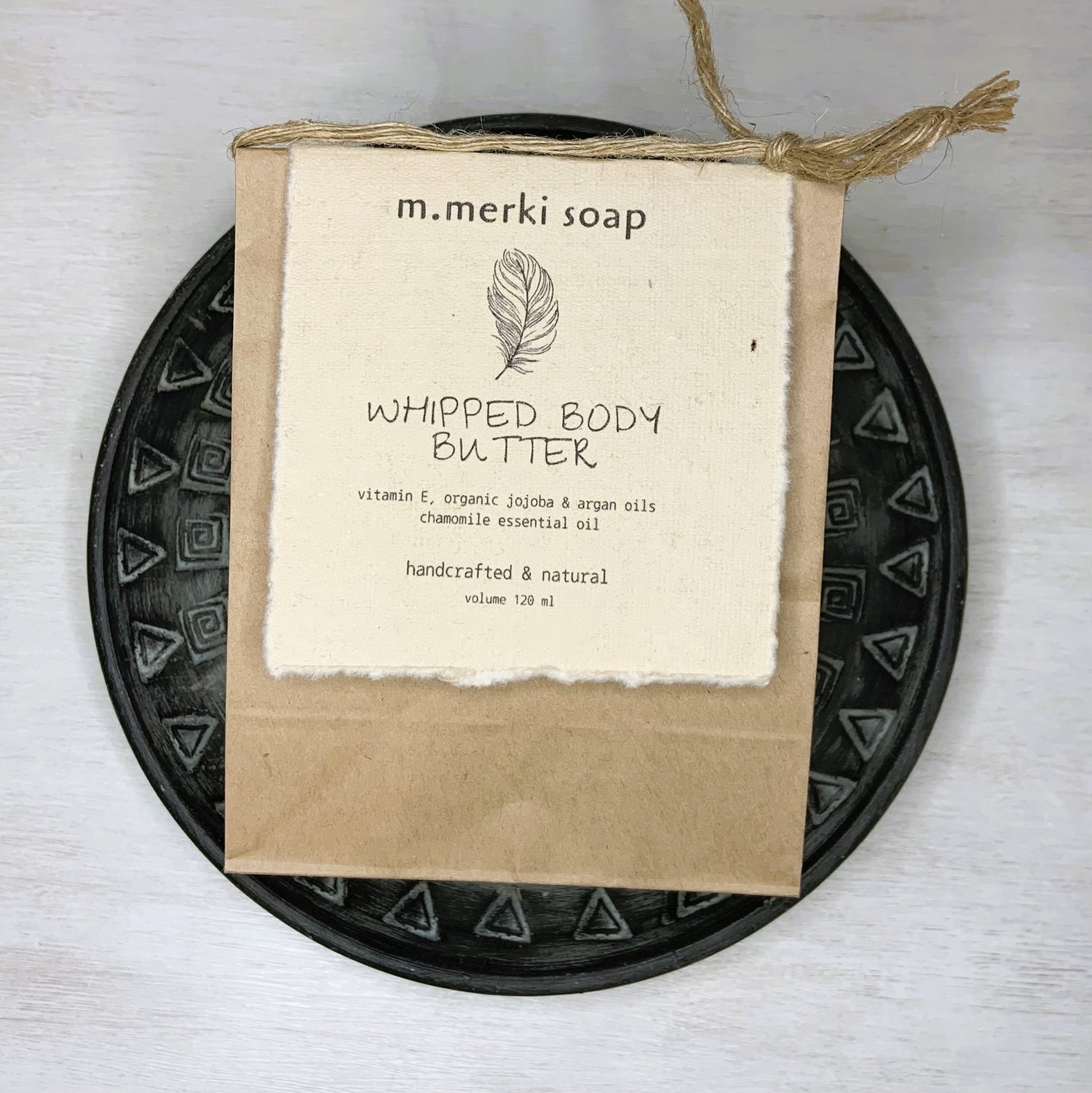 Natural whipped body butter with shea butter Nilotica