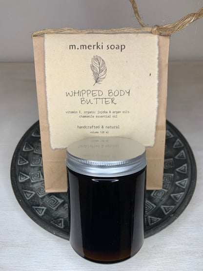 Natural whipped boby butter with shea butter Nilotica