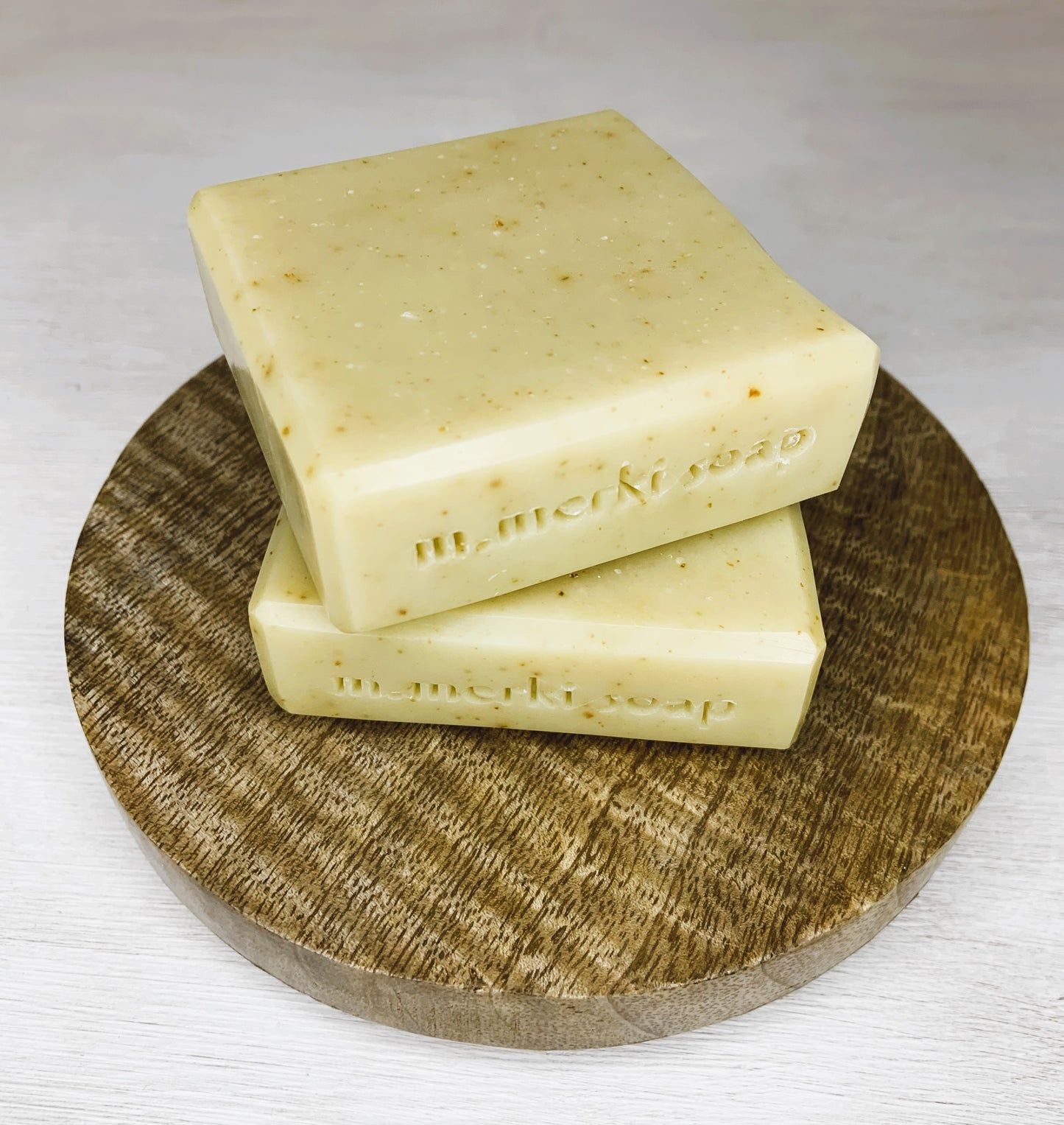 Orangenschale Peeling Seife