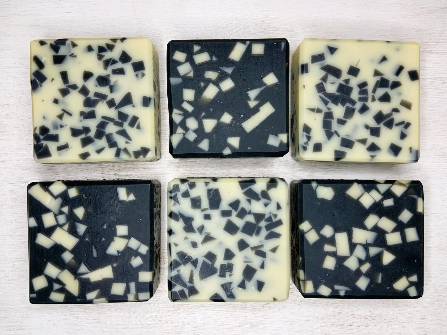 No matter black or white natural soap | 2 soap set