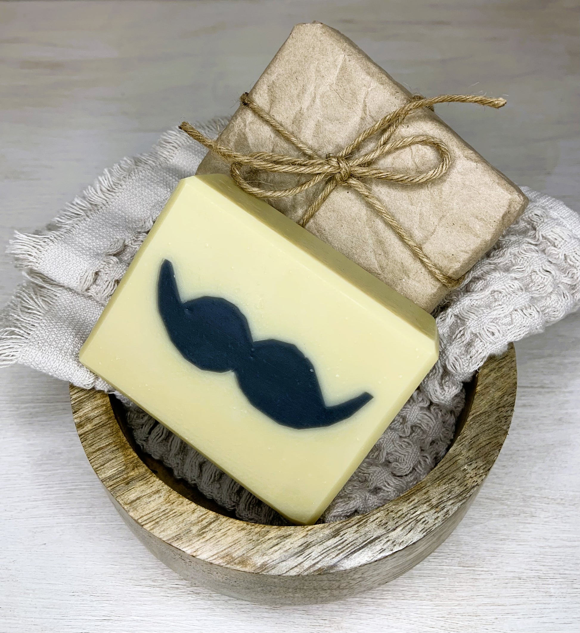 Gentlemen prefer mustache natural soap | rich in organic shea butter