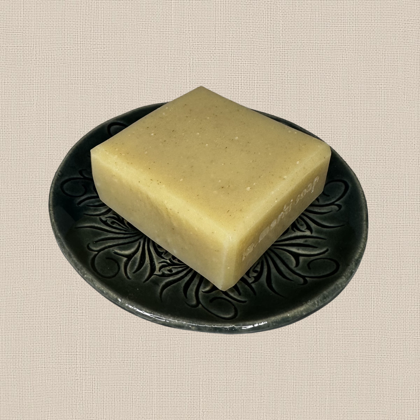 Keramik-Seifenschale mit Füssen