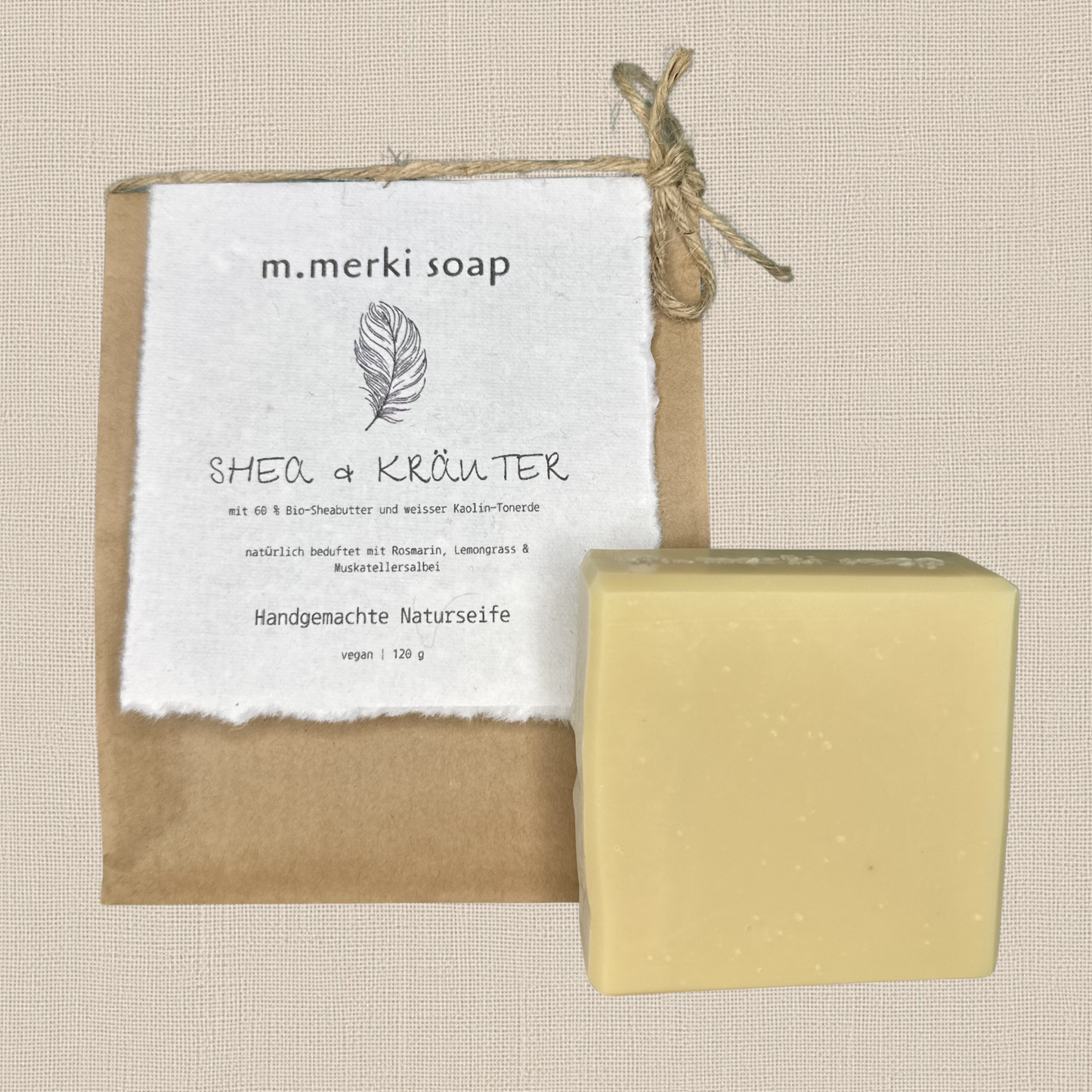 Sheabutter & Kräuter Naturseife